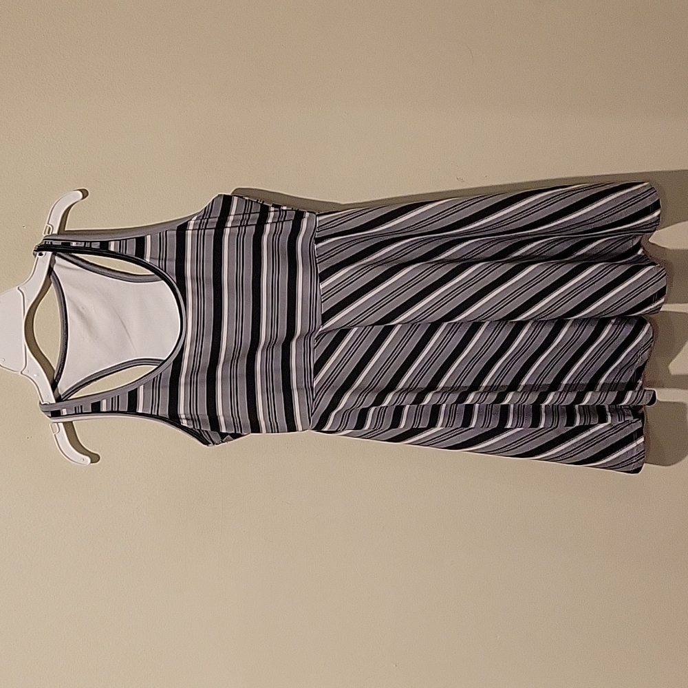 ❤️ RACERBACK TANK DRESS WITH SHELF BRA, MEDIUM